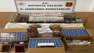 Kütahyada kaçak tütün operasyonu