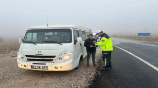 Kütahyada okul servis araçlarına yönelik denetim