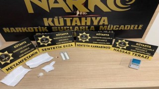 Kütahyada uyuşturucu ticareti yapan şüpheli tutuklandı
