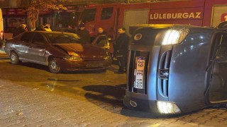 Lüleburgazda trafik kazası: 1 yaralı