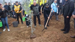 Malatyada fidanlar toprakla buluştu