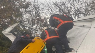 Malatyada iki tır çarpıştı: 1 ağır yaralı