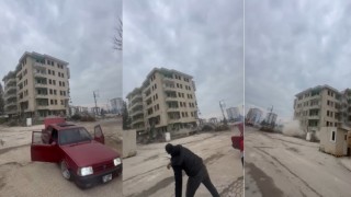 Malatyada yıkım eğlenceye dönüştü