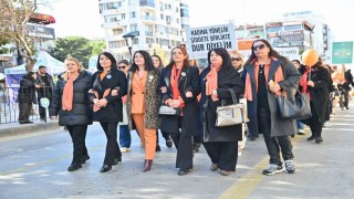 Manisada kadına yönelik şiddete birlikte Dur dediler