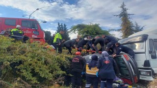 Manisada yürekleri ağza getiren kaza