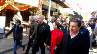 Mansur Yavaş, Menteşede esnaflarla buluştu