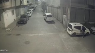 Mardinde park halindeki otomobilden hırsızlık güvenlik kamerasına yansıdı