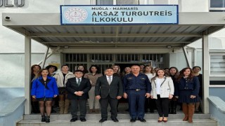 Marmaris Kaymakamı Kayadan öğretmenler haftası nedeni ile okullara ziyaret