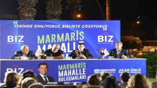 Marmariste mahalle buluşmaları İçmelerde başladı