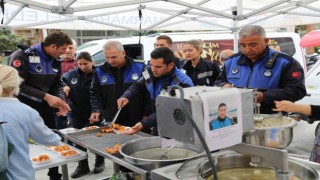 Marmariste vefat eden zabıta komiseri Çetin unutulmadı