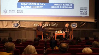 Mavi gözlü dev Nâzım Hikmet, Bursada anıldı