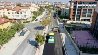 Meramda asfalt çalışmaları hız kesmiyor