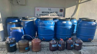 Mersinde 3 ton sahte içki ele geçirildi