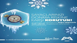 MESKİden kış uyarısı: Su sayaçları donma riskine karşı korunmalı