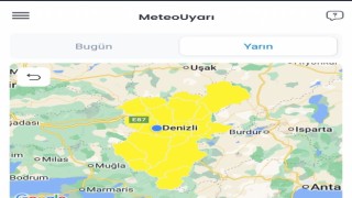 Meteoroloji Denizliyi kuvvetli rüzgar ve fırtınaya karşı uyardı