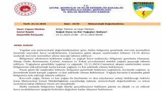 Meteorolojiden 7 il için soğuk hava ve kar uyarısı