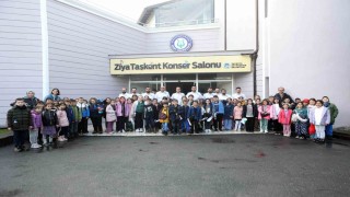Minik öğrenciler sanat ve eğlence dolu bir gün geçirdi
