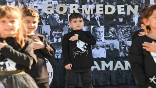 Minik öğrencilerden Atatürke anlamlı anma programı