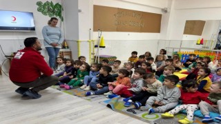 Minik öğrencilere Kızılay anlatıldı