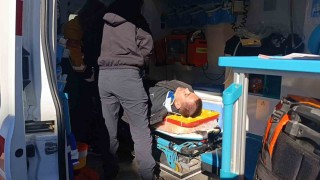 Motosiklet kazasında sürücü yaralandı