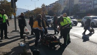 Motosikletler çarpıştı: 2 yaralı