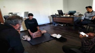 Muğlada basın mensuplarına ilk yardım eğitimi verildi