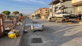 Nazillide otomobil takla attı: 4 yaralı