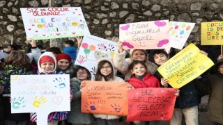 Nilüferli çocuklar Güvenli kent için yürüdü