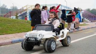 Öğrenciler trafik kurallarını öğreniyor