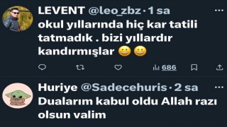 Okullar tatil edildi, öğrencilerden gelen mesajlar güldürdü