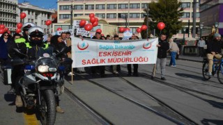 Organ Bağışı Haftası kapsamında farkındalık yürüyüşü düzenlendi