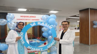 Osmaniye Devlet Hastanesi'nde 14 Kasım Diyabet Günü'ne Özel Etkinlik