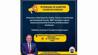 Osmaniye’de İstihdam ve Kariyer Fuarı Başlıyor