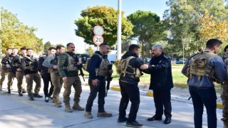Özel harekat ekipleri dualarla göreve uğurlandı