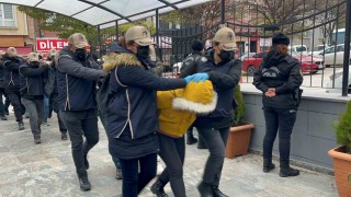 PKK/KCK silahlı terör örgütünün basın komitesinde bulunan şüpheliler adliyeye sevk edildi