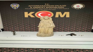 Polis tarafından ele geçirilen 4 başlı Hekate heykeli koruma altına alındı