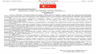 “Rehberlik, Teftiş ve Denetim Faaliyetlerinin Düzenli ve Etkin Bir Şekilde Yerine Getirilmesi” Genelgesi Resmi Gazetede yayımlandı
