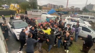 Rizede oynanan maçta kavga çıktı, polis biber gazı kullandı