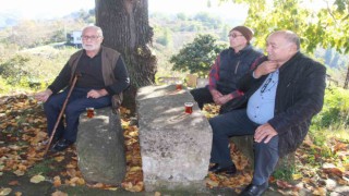 Roma dönemine ait yaklaşık 1800 yıllık mil taşını bilmeden oturak olarak kullandılar
