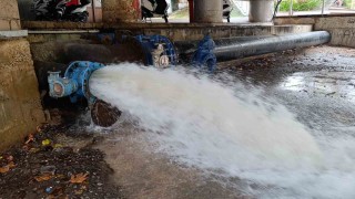 Sağanak sonrası sulardaki bulanıklaşma depodaki suyu tahliye ettirdi