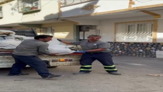 Şahinbeyde budanan ağaçlar ihtiyaç sahiplerine yakacak oluyor