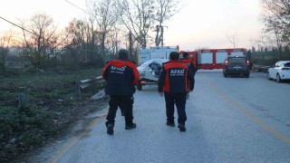 Sakarya Nehri üzerinde hareketli dakikalar: Ekipler seferber oldu