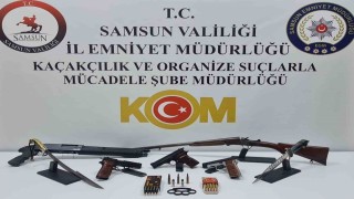 Samsunda silah kaçakçılığı operasyonu: 1 gözaltı