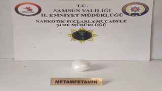 Samsunda uyuşturucuyla yakalanan şahıs gözaltına alındı