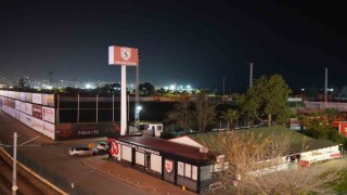 Samsunspor tesislerinde yangın paniği