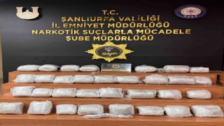 Şanlıurfada 35 kilogram uyuşturucu ele geçirildi