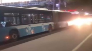 Şanlıurfada otobüs ile motosiklet çarpıştı: 2 yaralı
