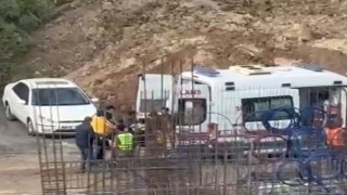 Şantiye çalışanı işçiler birbirine girdi
