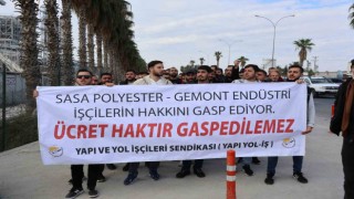 SASAda gergin bekleyiş sürüyor, ücretlerini alamayan işçiler eyleme başladı