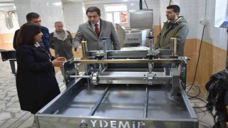 Sasonda kadınlara çilek ürünleri üretim tesisi kuruldu